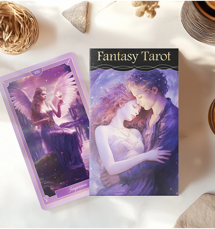 2025 Fantasy Tarot Deck 78 Cards 12x7cm Beginner Rider Waite