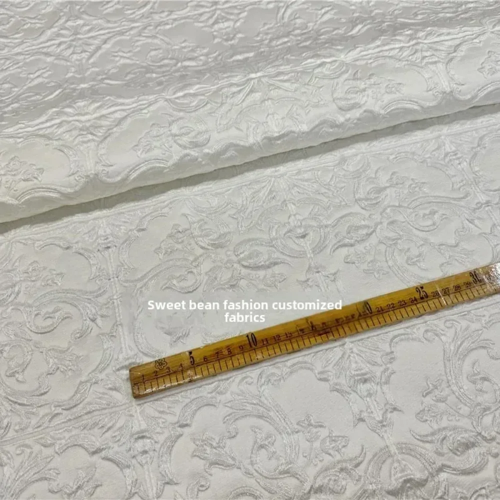 

Окрашенная в стиле ретро пряжа, жаккардовая ткань, европейско-американский костюм, куртка, модный комплект ветровки, парчовая ткань для шитья одежды своими руками