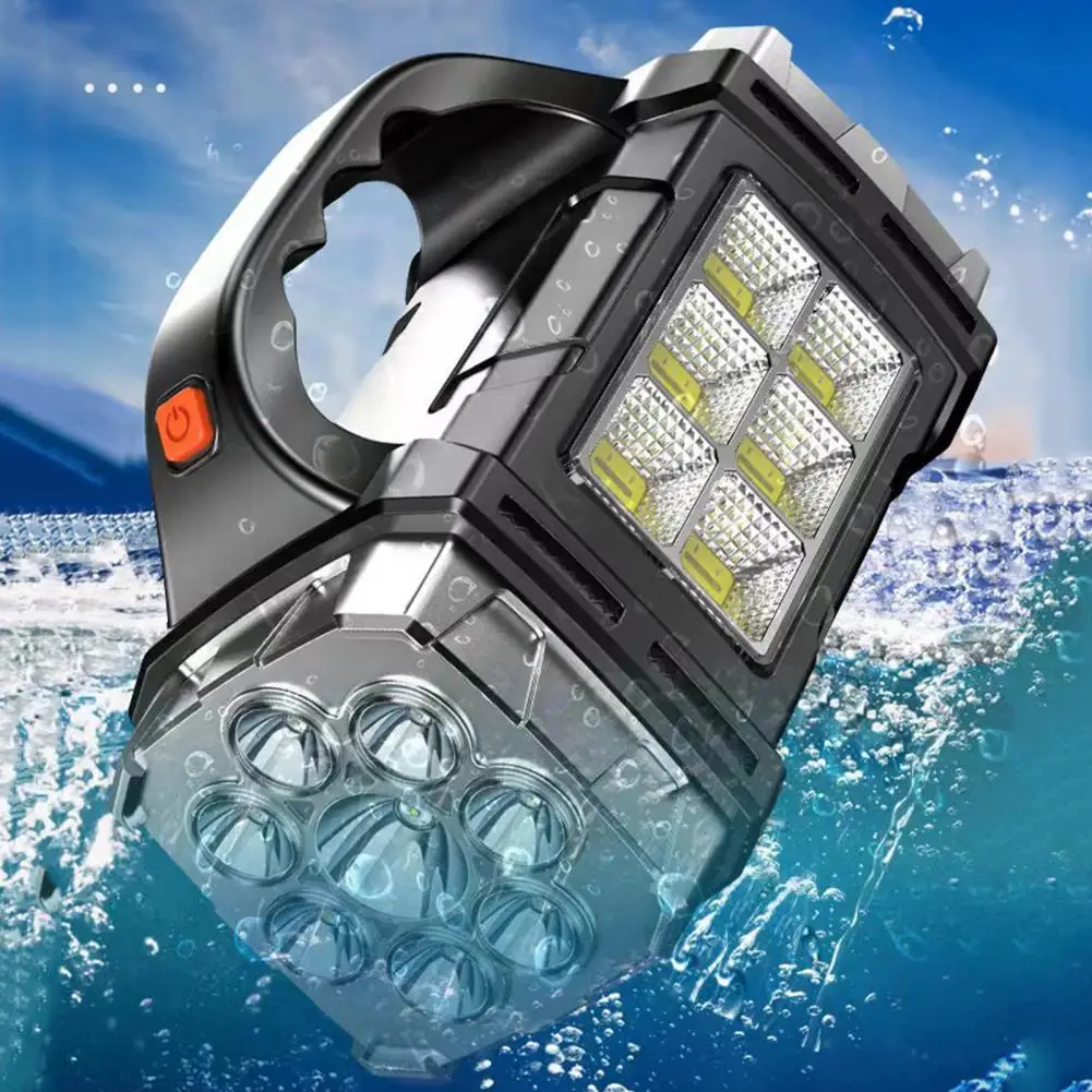 Dust-proof Flashlight High-strength Flashlight High-powered Rechargeable Led Spotlight Flashlight with 12000 for Emergency