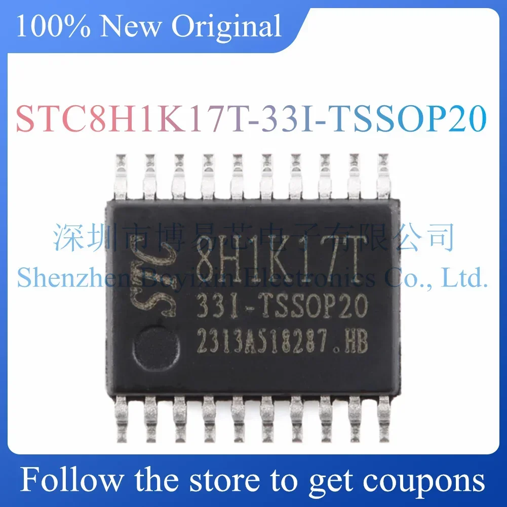 NEW STC8H1K17T-33I-TSSOP20 Original Product