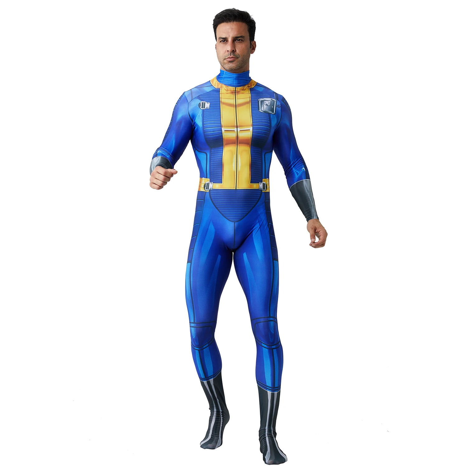 ديلوكس تداعيات 4 زي الكبار رقم 76 رقم 33 رقم 111 بذلة دنة ارتداءها خارقة زي للرجال هالوين زي الكبار #3