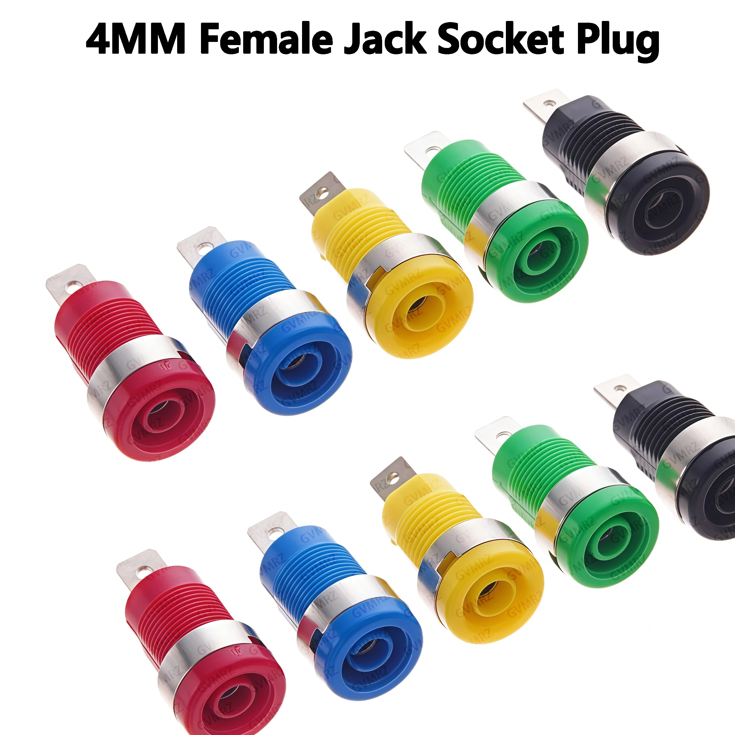 5PCS 4MM Female Jack Socket Plug 4MM Banana Plugs Multimeter Socket Banana head Female Wire Connector 4MM Component