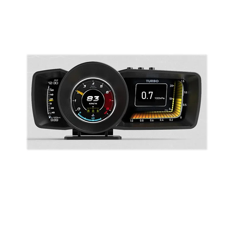 A600 Car Multi-Function Dashboard Head Up Display OBD + GPS Smart Speedometer Auto Gauge Alarm System Universal Cars Accessories