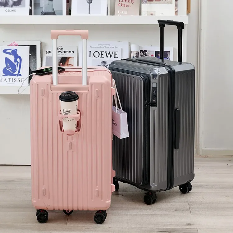 

Бажный отсек с боковым отверстием, 24, чемодан с защитой от падения, 20-дюймовый багажник, дорожная сумка большой емкости с паролем