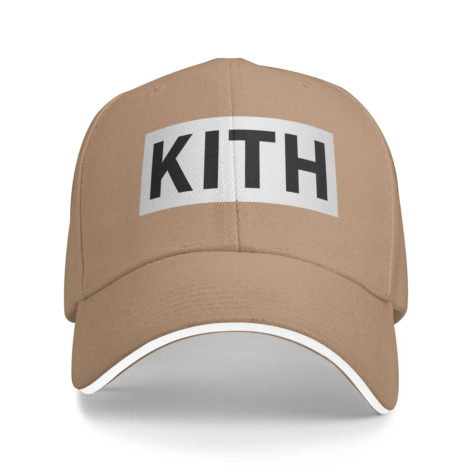 Hot Sale Kith Box Logo Baseball Cap  Windproof Visor Hat  Weekend Getaway Visor Hat