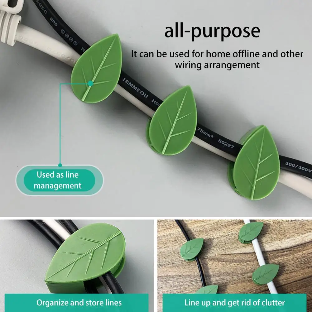 

10 Pcs Self-Adhesive Hook Vines Traction Clip Plant Clips Wall Rattan Clamp Clip Invisible Leaf Vine Holder for Climbing Plants