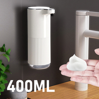 Automatic Soap Dispenser Touchless Foaming Soap Dispenser 400ml USB Rechargeable Electric Foam/Gel Soap Dispenser