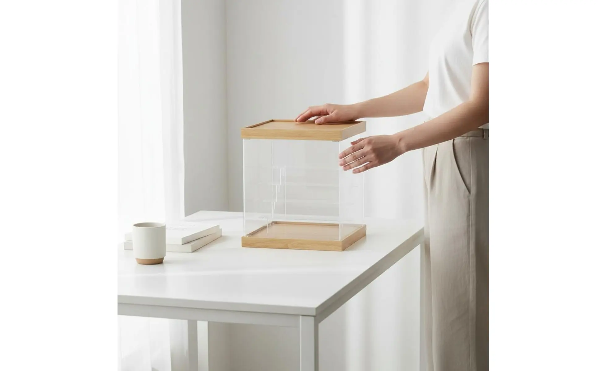 Blind Box Display Stand Layered Design Multi-Tier Display Cabinet for Collector Room
