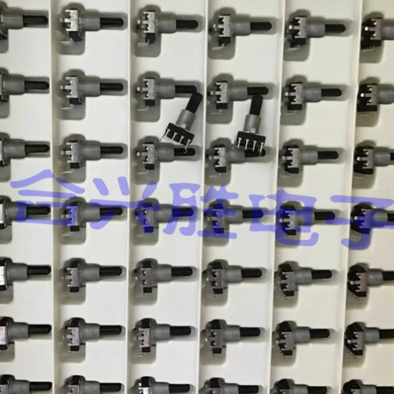 1 Piece Audio Volume Encoder 360 Degrees 24 Pulses R-V300 Power Amplifier Volume Adjustment Knob Shaft Length 22MM image 4