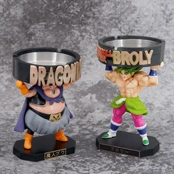 Dragon Ball Anime Mobile Character Ashtray Table Decoration Model Toy Majin Buu Broly Handmade Character Toy Christmas Gift