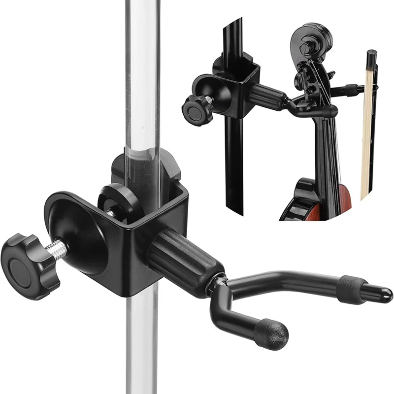 Violin Hanger Holder, 360° Rotate Viola Ukulele Hanger Hook for Stage Shows, Home Studio Practices-ANKL