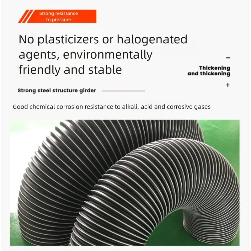 تخصيص PP المطاط ارتفاع درجة الحرارة المموج الأنابيب المقاومة للأشعة فوق البنفسجية خرطوم التهوية الأوزون خرطوم مقاومة للتآكل