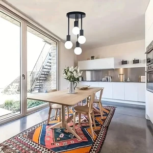 مصباح سقف معدني LED عتيق ، أسود ، معدن ذهبي ، ثريا حديثة ، ضوء للمدخل ، مدخل ، غرفة نوم ، شرفة ، غرفة طعام أفضل 6 ثريات مبيعات للممر الداخلي - رقم 5