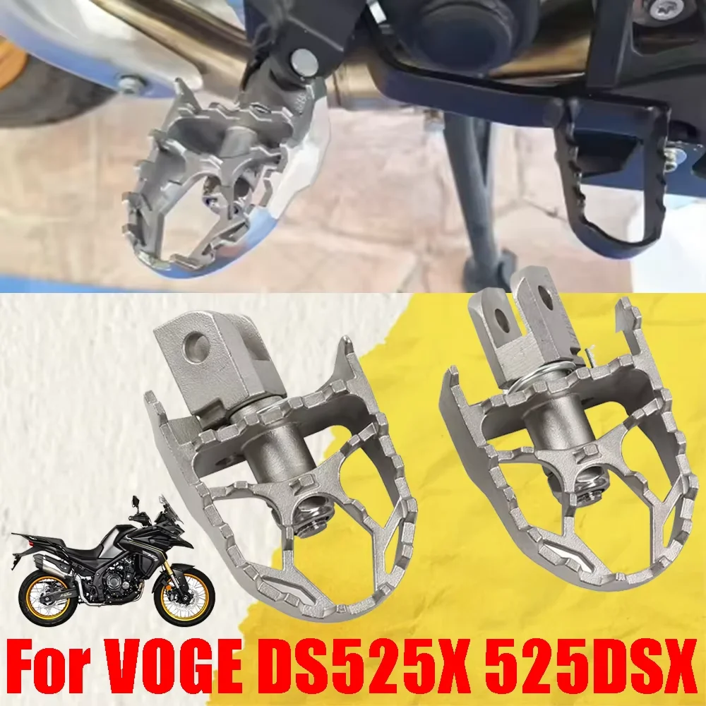 Image of Motorrad-Zubehör Fußrasten Fußpedale Fußstützen für VOGE DS525X 525DSX DSX525 DS 525 X 525X 525 DSX