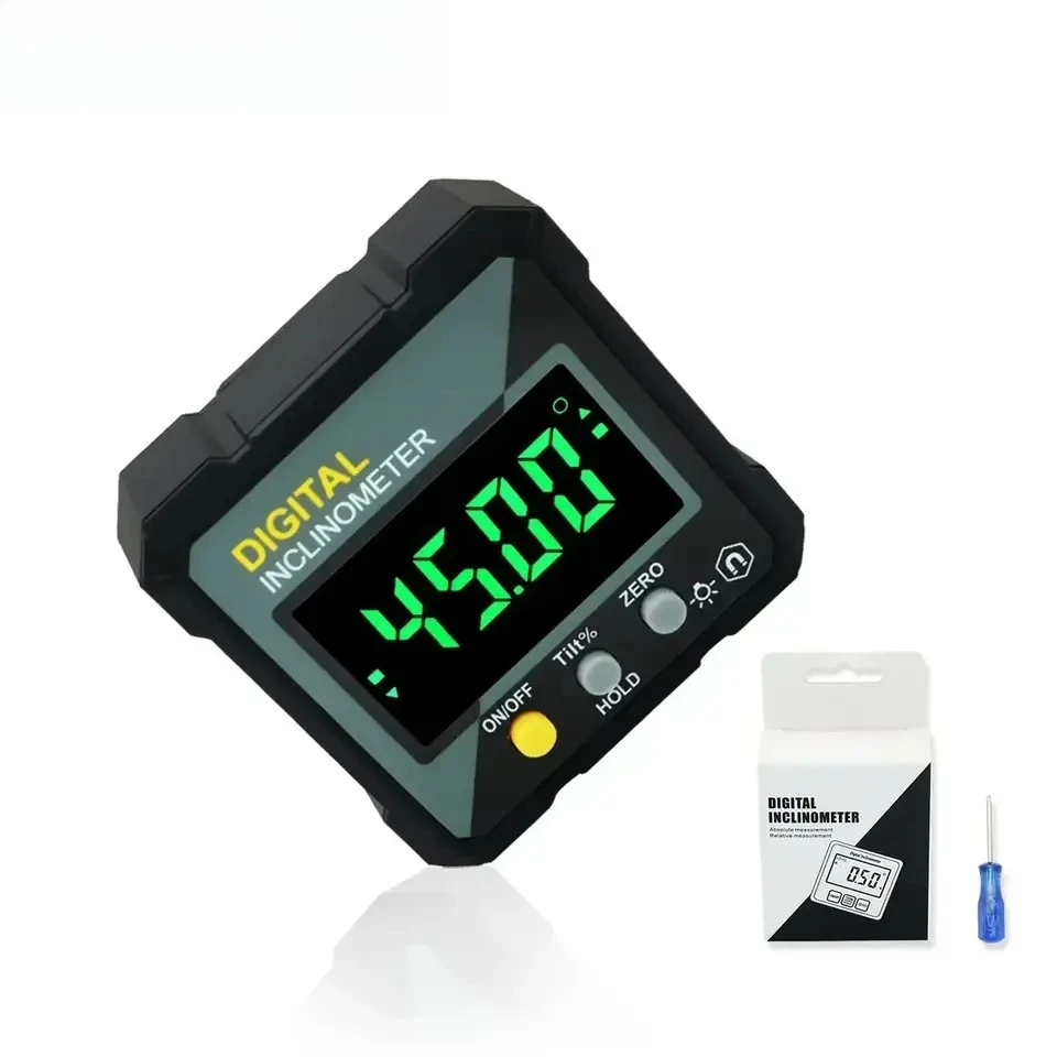 New Angle Protractor 360 Degree Mini Electronic Digital Protractor Inclinometer Angle Finder Gauge Measurement Box