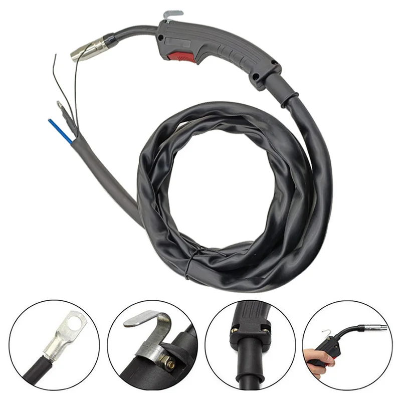 NB-200 Airless Welding Torch 14AK CO2-free Shielded Welding Torch NB250 Welder Torch With 3/5 Meters Cable