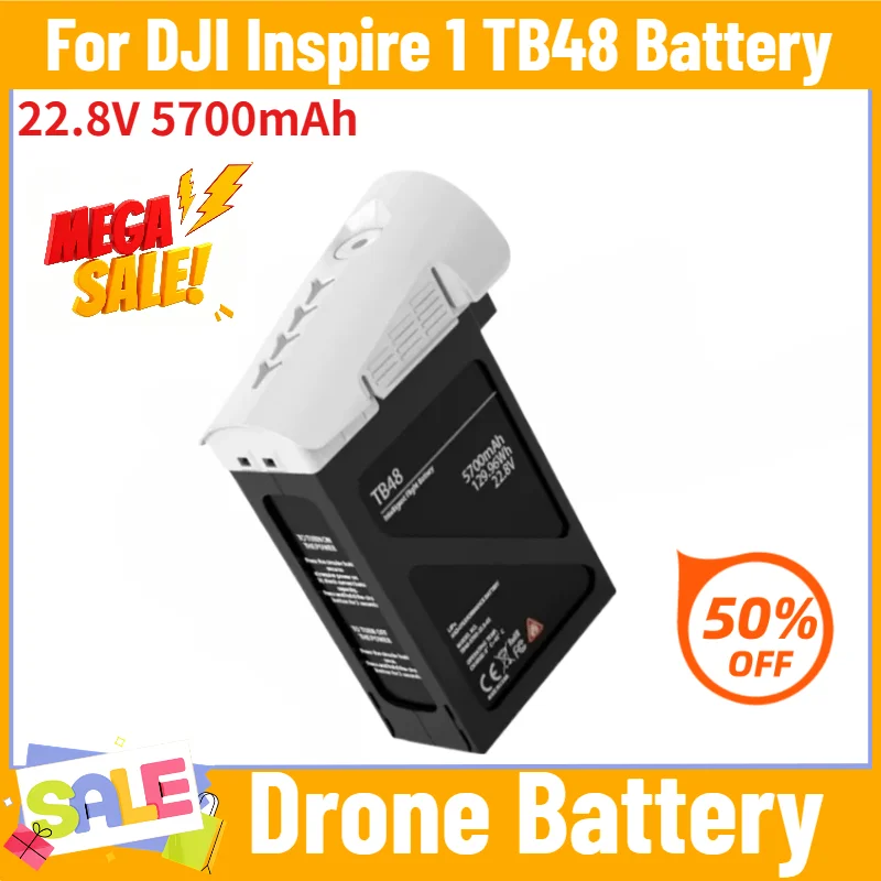 Brand New 22.8V 5700mAh Intelligent Flight Battery for DJI Inspire II RE1 Drone TB48 Flight Battery