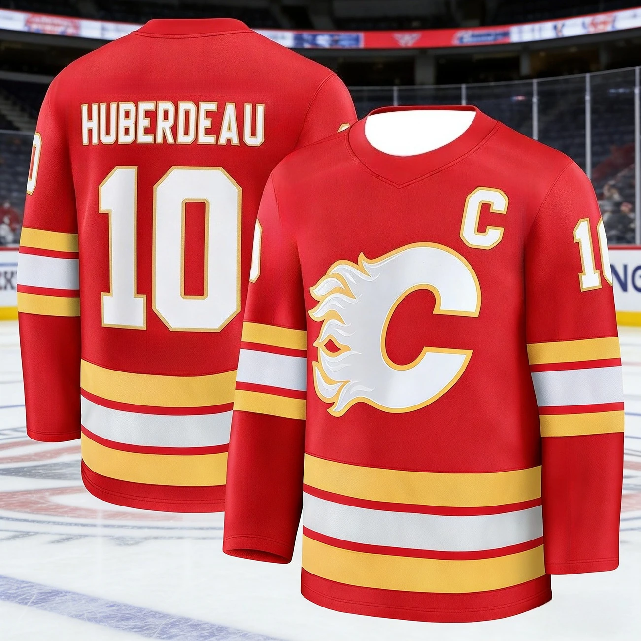 2026 Men's New Model Calgary Men's Ice Hockey Sport Shirt 3D Print Breakthrough Style Red Ball Game Long-Sleeved Shirt Kids