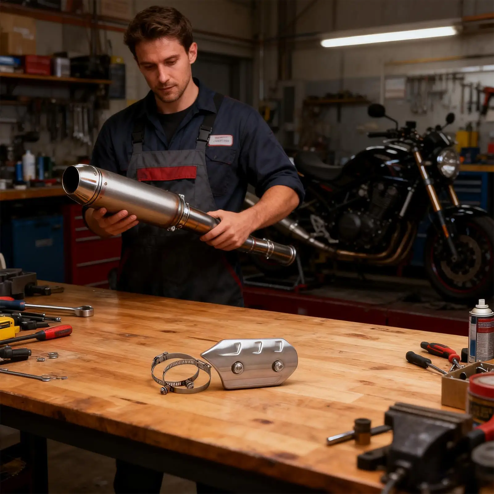 

Теплозащитный экран выхлопных газов, сенсорная защита от горячей защитной трубы, теплозащита для езды на открытом воздухе, безопасность для работы на работу, обслуживание