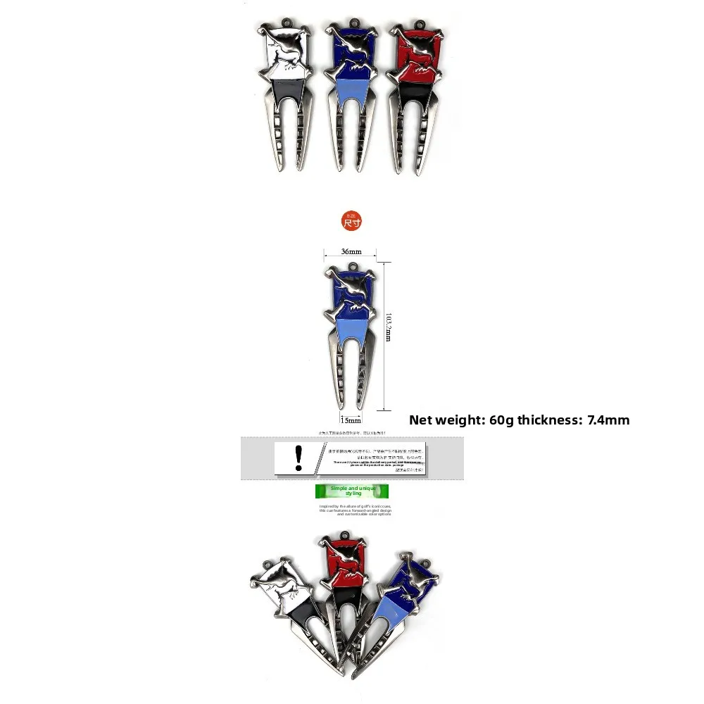 Direktes Oakley Skull Golf Divot-Tool Oakley Skull Golf Green Fork Golf-Übungszubehör Golf-Trainingshilfen – Detail 1