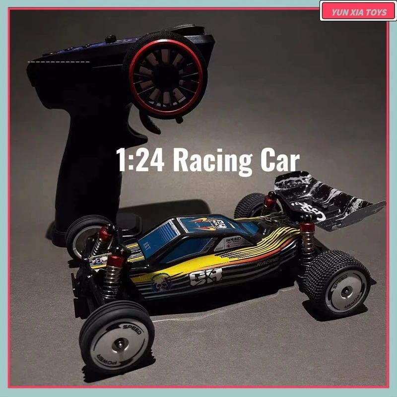 

Wltoys 244016 Высокоскоростной пульт дистанционного управления 1:24 Электрический двухколесный привод Электрический конкурентоспособный высокоскоростной игрушечный автомобиль с дистанционным управлением Радиоуправляемый