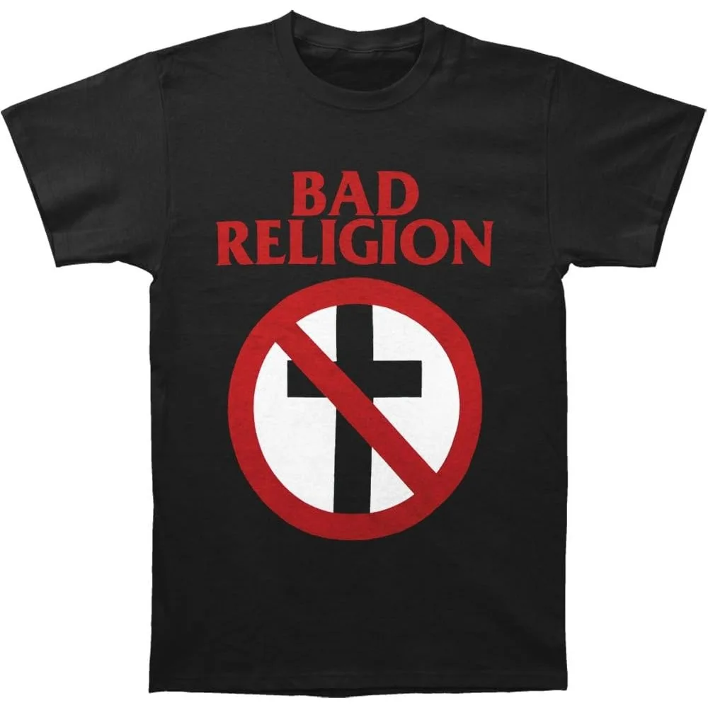 Bad Religion Men's Classic T-Shirt - Black Cotton Top
