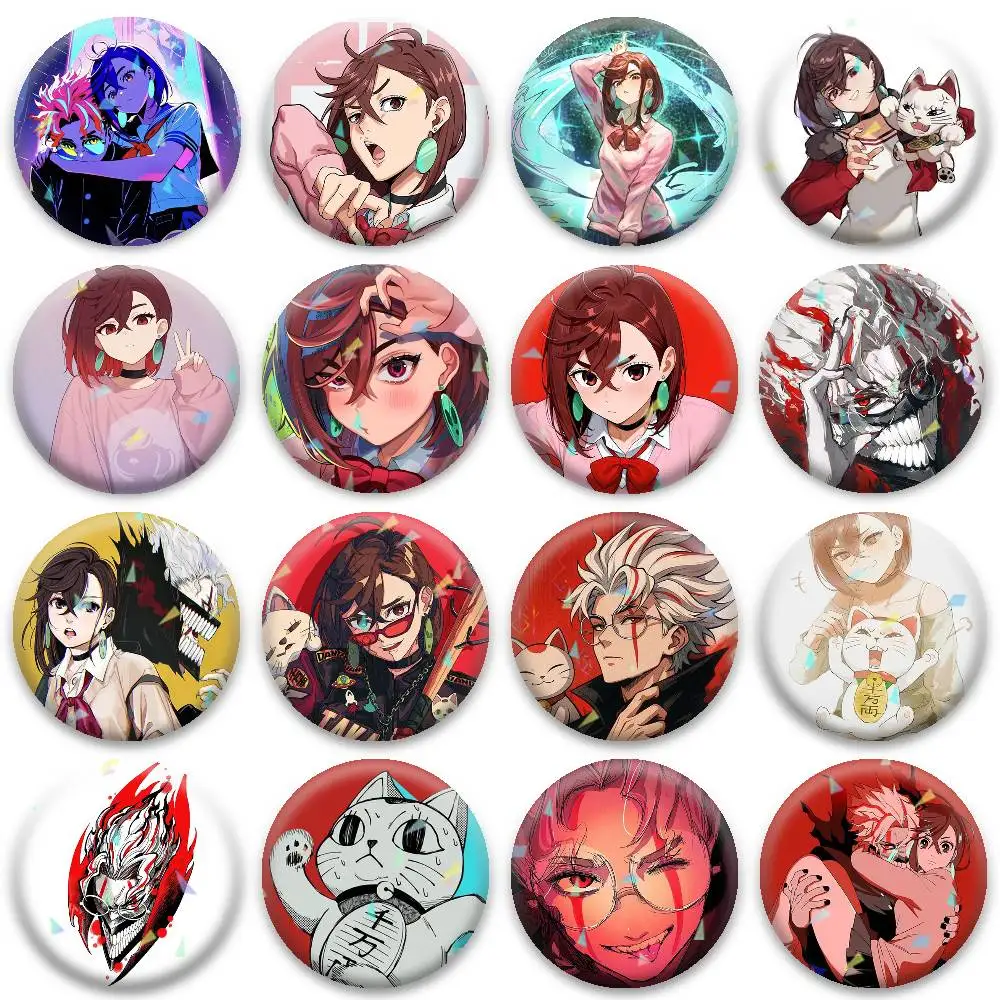 

D-Dandadan Badges Niche Design Brooch for Backpack Lapel Pins Creative Accessories