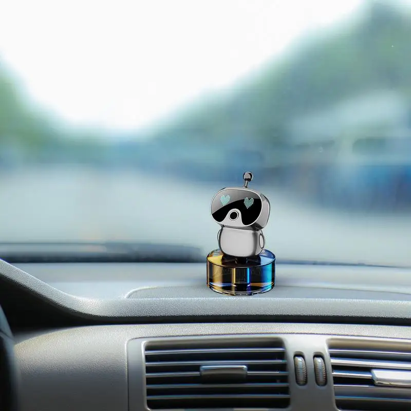 Car Fragrance Diffuser Robot Car Air Freshener Bottle Auto Sensing Aromatherapy Aromatherapy Bottle Auto Freshener Long-Lasting