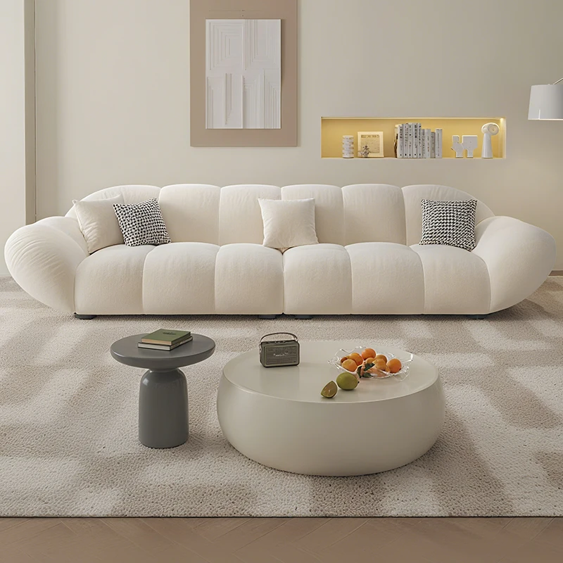 

Accent White Living Room Sofas Cloud Couch Puffs Lazy Cute Living Room Sofas Minimalist Modern Tumbonas Playa Home Furniture