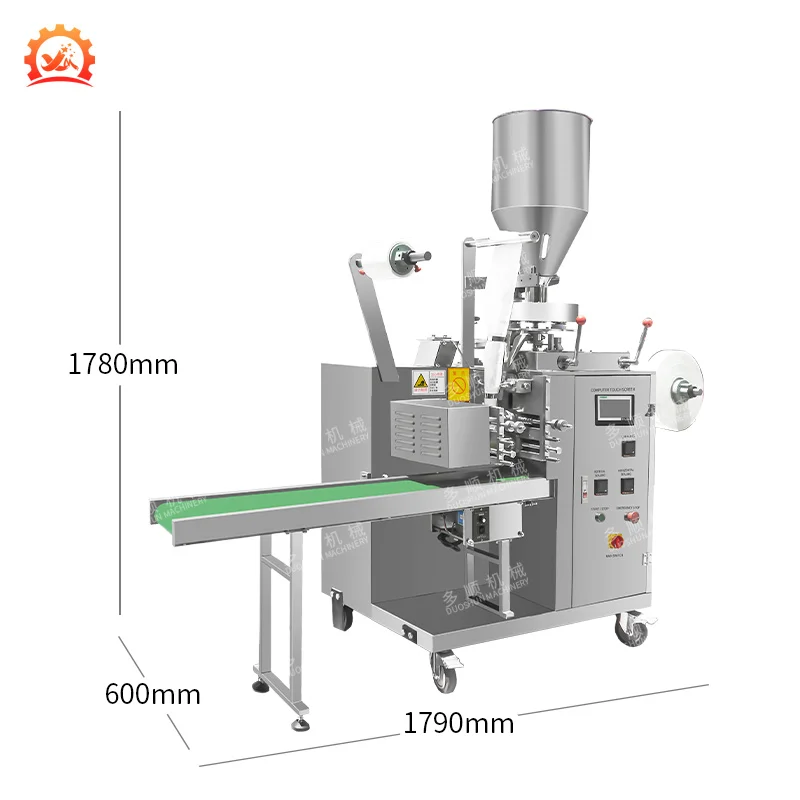 DCK-11 Guangdong Factory Filter Paper Pouch With Thread Label Drip Tea Bag Filling Packing Machine