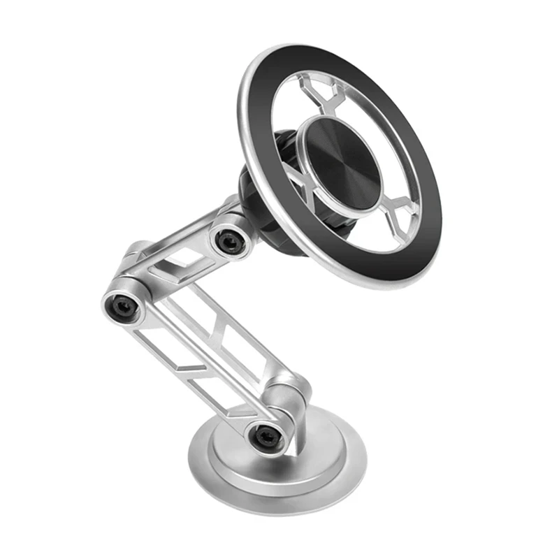 

360 Degree Rotate Car Phone Holder Metal Magnetic Bracket Foldable Phone Stand Air Vent Magnet Mount