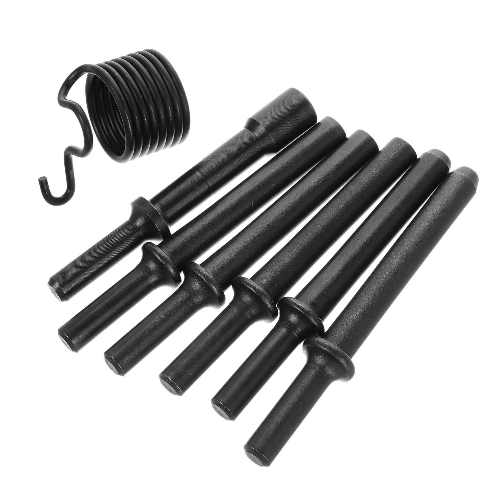 1Set Versatile Pneumatic Air Hammer Kit with Solid Rivet Setting Tools Air Hammer Attachments for Riveting Drilling Hammering