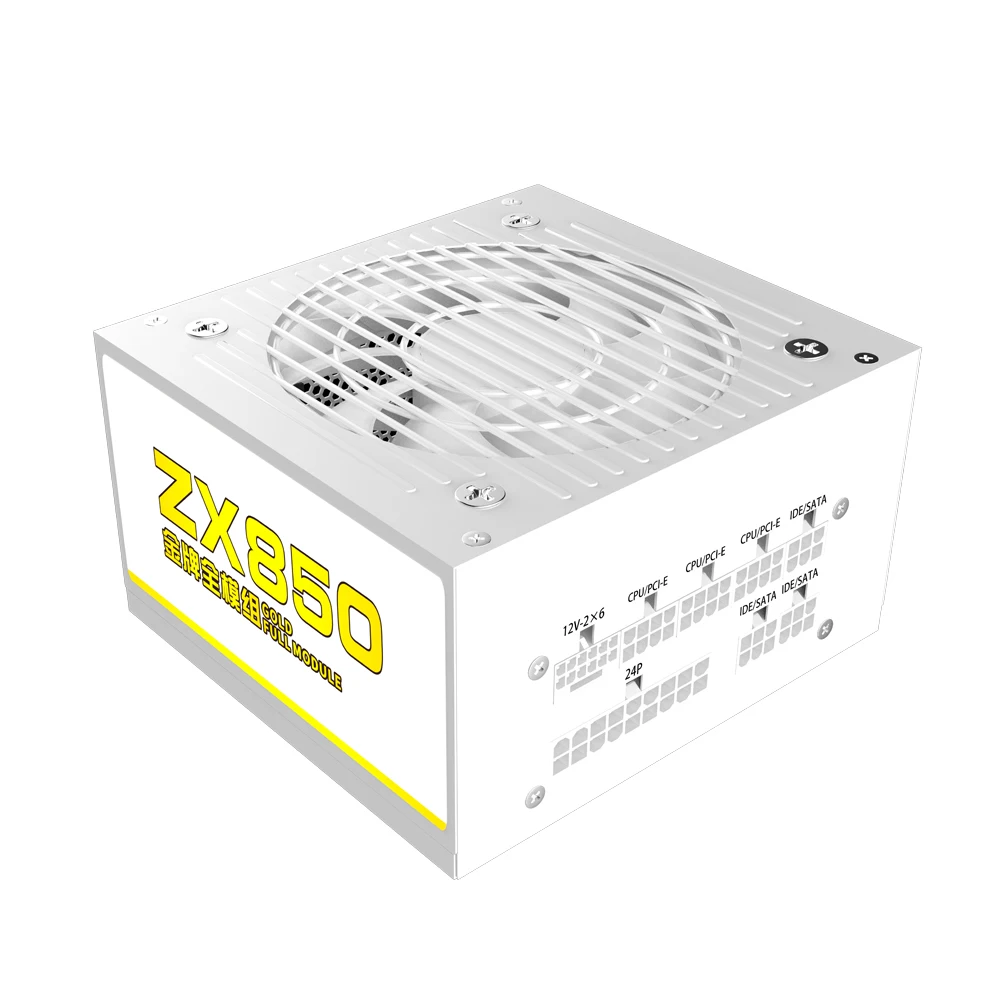650W 750W 850W White 80PLUS Gold Medal Full Module Power Supply/support ATX3.1/ Support PCI-E5.1 ATX Power Supply PSU