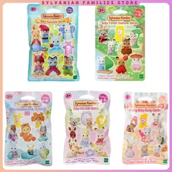 Sylvanian Families Anime Figures Magic Dress Up Cake blind bag Ternurines Sylvanian Families 1pc 16pcs Anime blind bag