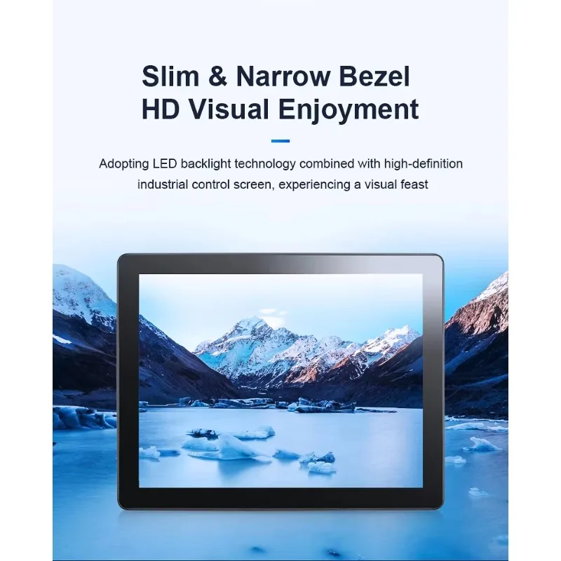 IP65 Waterproof J4125 X86 Panel PC 21 Inch I5/I7 Embedded Wall Mount Capacitive Touchscreen Industrial Computer 32G/64G SSD