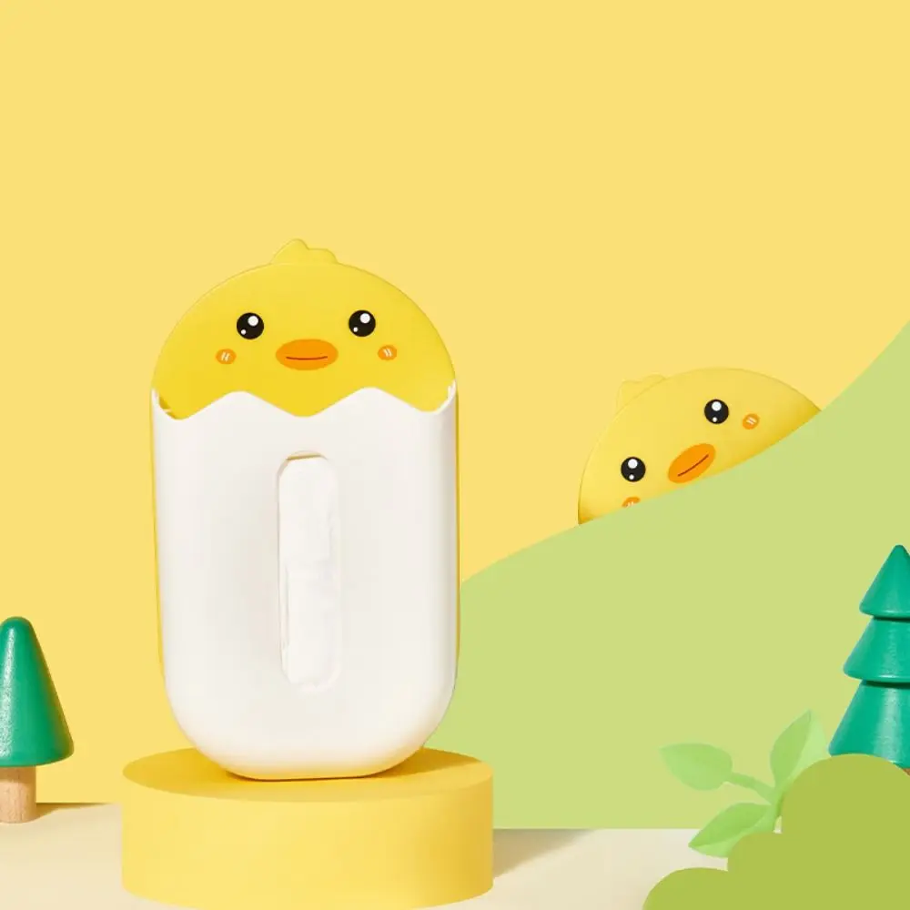 for Bathroom Splash Proof Yellow Duck Pattern Household Soap Box Beauty Egg Storage Rack Toilet Paper Shelf Roll Paper Holder