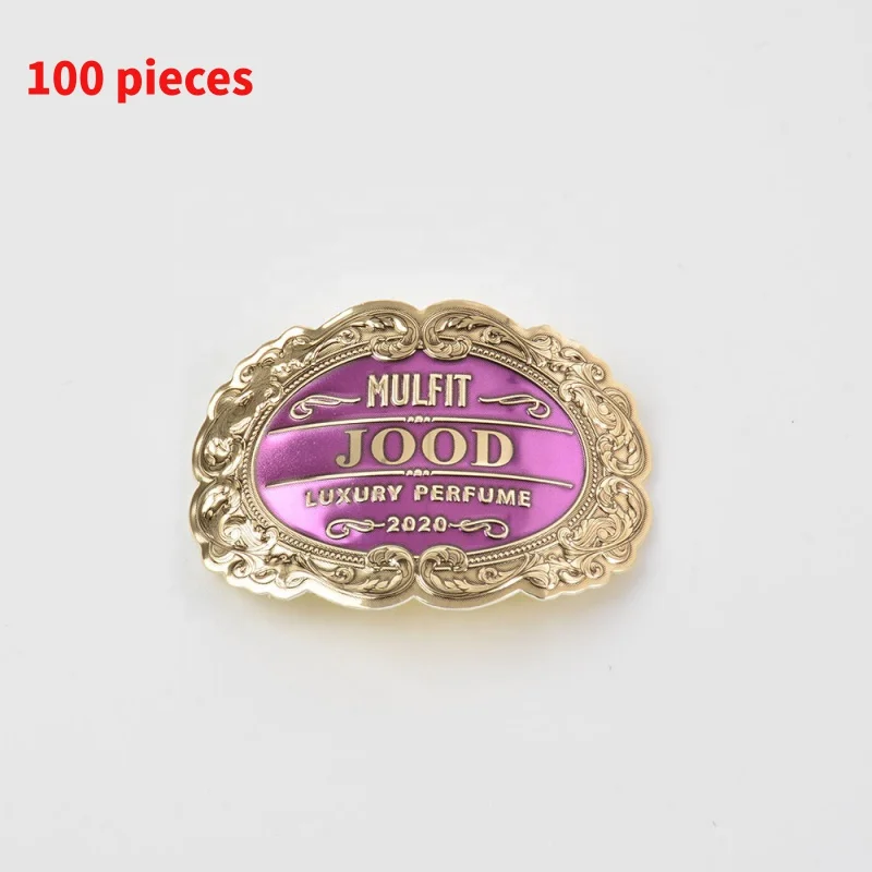 

10 0.Zhang.Custom.2023 Custom metal label 3d embossed metal sticker perfume bottle sticker packaging