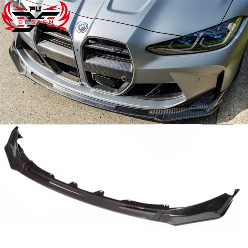 

V Style Front Bumper Lip Splitter Dry Carbon Fiber For BMW G80 G82 G83 M3 M4 Body Kits