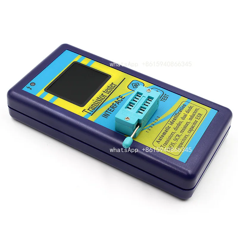 

Multifunctional Transistor Tester TFT Screen LCR Meter ESR Capacitance Resistance Inductance Test Tool