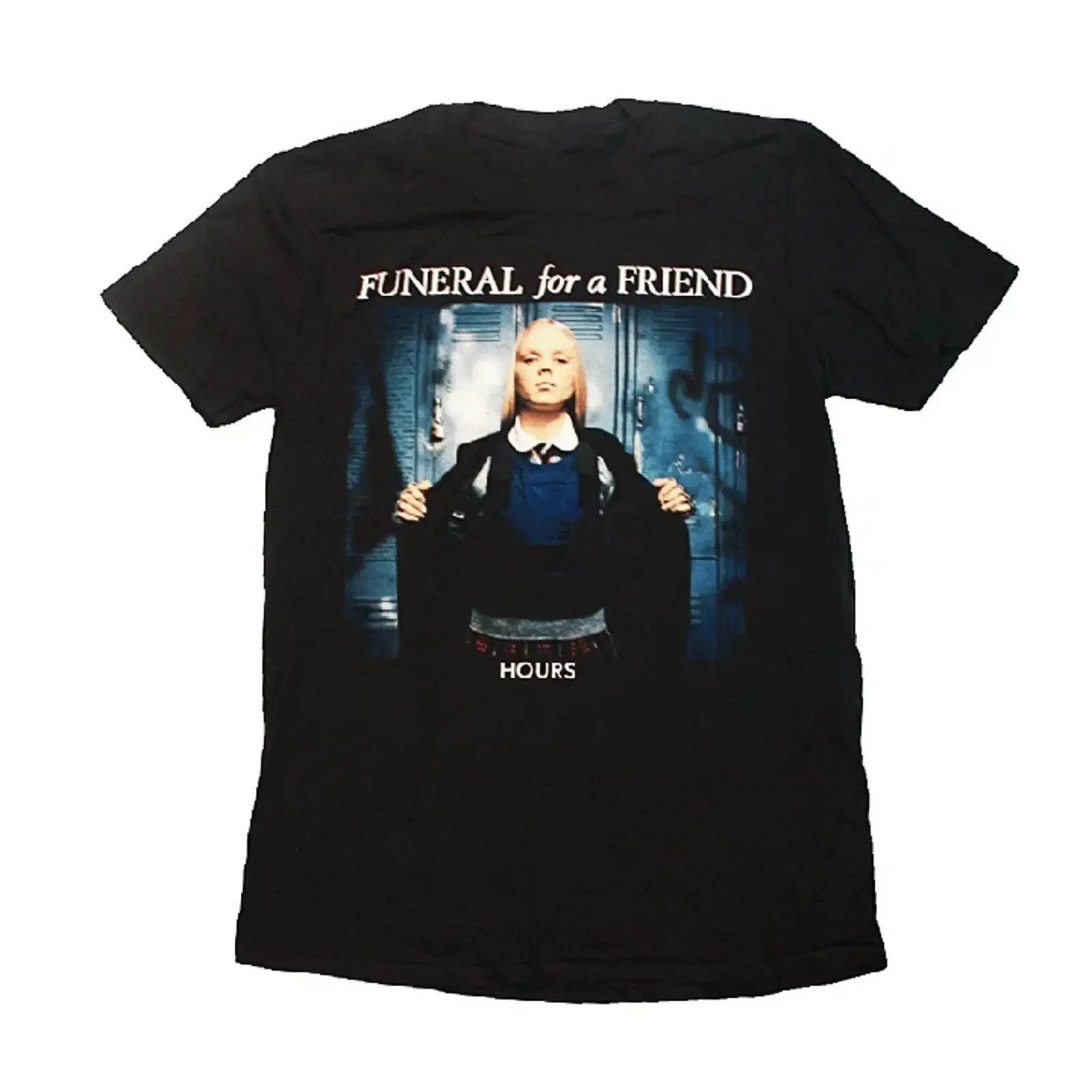 Funeral For A Friend Hours Album Black All Size T Shirt OM73 vintage Washed Casual Top For Everyday Wear Soft fashion