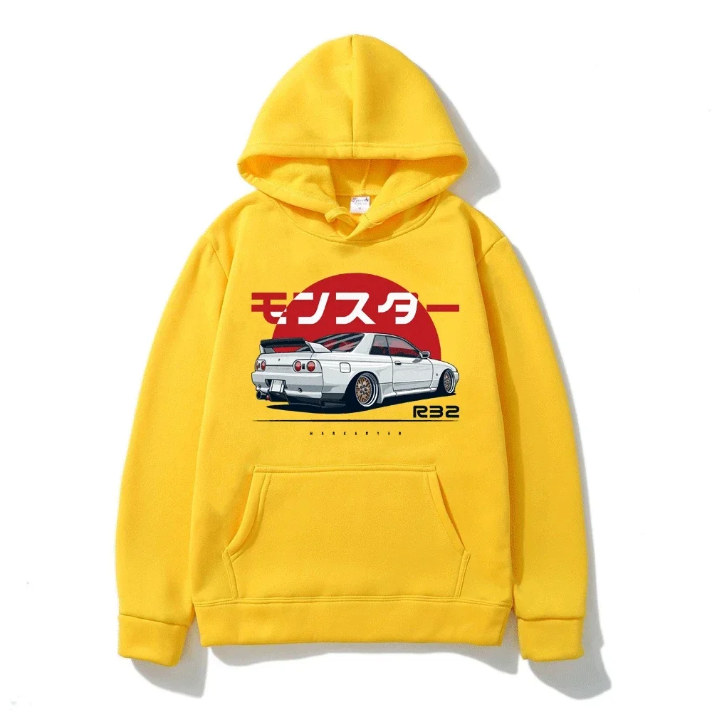 2026 Der R32-Monster-Hintergrund-Print Herren/Damen Freizeit-Sweatshirt Beliebtes Sweatshirt S-3XL Mode – Detail 20