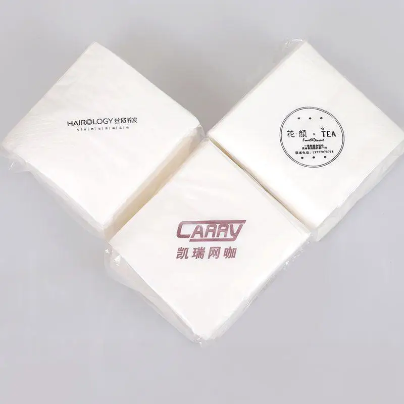 One box/4800 pieces of personalized custom cocktail napkins, suitable for restaurants, bakeries, wedding banquets, coffee shops