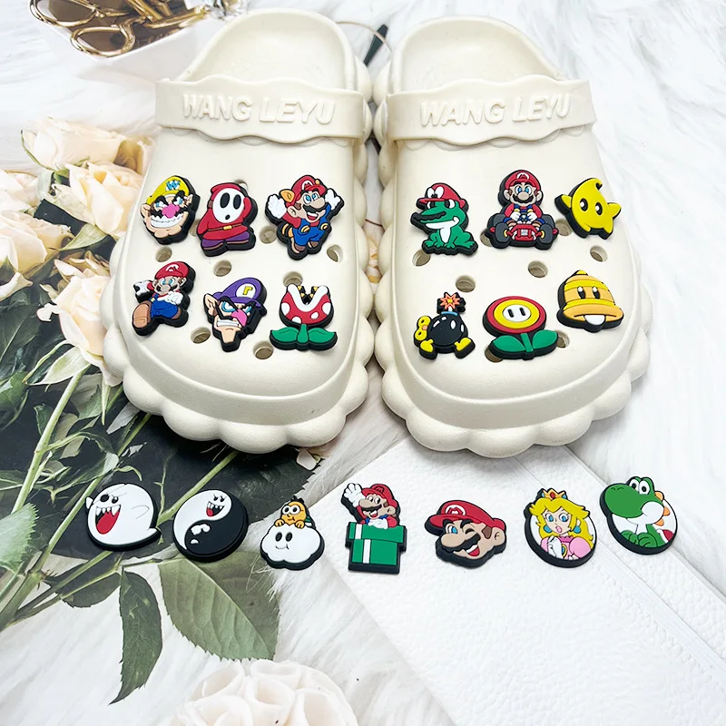 1-100pcs MINISO Pipe Explorer Shoe Charms Cartoon Shoes Accessories Fit sandal Garden Shoe Decorations Buckle for kids Gifts