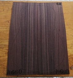 5A Rose guitar back/side board All-Solid acoustic Guitar making material accessories Solid Woods