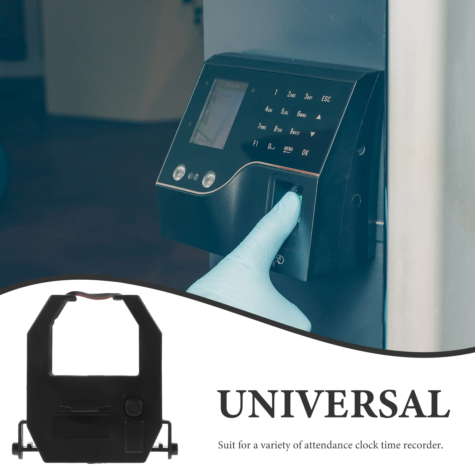 طقم شريط ساعة الحضور متعدد الوظائف، مستلزمات الطابعة، سهلة التركيب السريع، متوافقة مع ساعات الوقت المختلفة #3