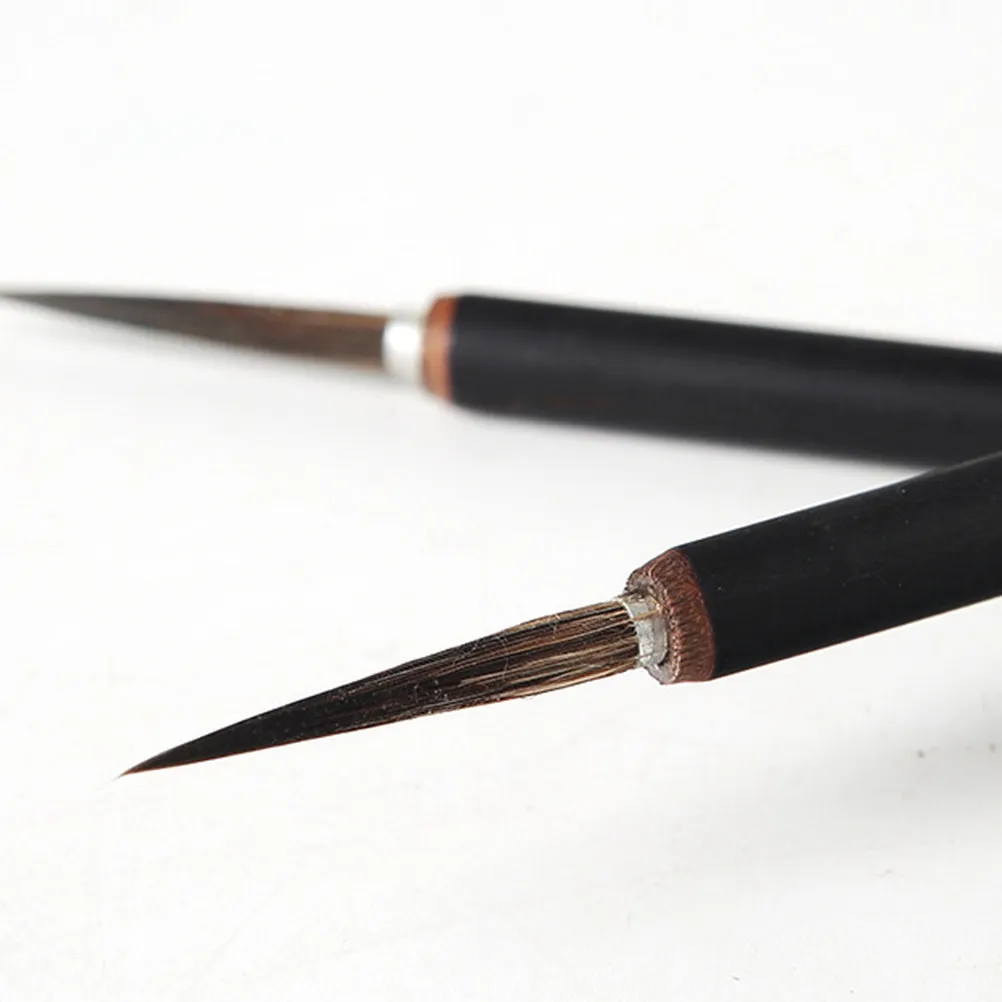 1Pcs Elegant Ceramic Painting Brush Precision Detail Paint Brush for Miniature Art Pottery Craft Drawing Fine Line Work
