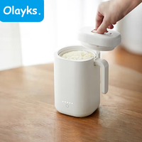 Olayks Mini Rice Cooker Automatic Household Kitchen Electric Cooking Machine Food Warmer Multifunction 0.8L Small Rice Cooker