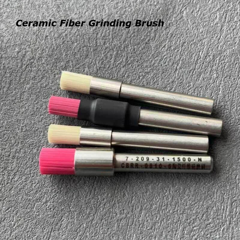 Ceramic Fiber Grinding Brush for Inner Hole Fine Polishing Removing Knife Marks and Burrs Small Cross Hole Deburring Brush