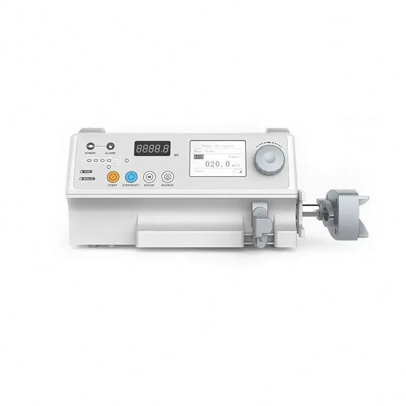 professional medical devices dental single syringe pump syringe infusion pump with system malfunction