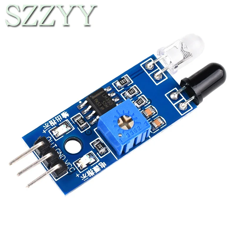 Picture 6: Smart Electronics New for Arduino Diy Smart Car Robot Reflective Photoelectric 3pin IR Infrared Obstacle Avoidance Sensor Module